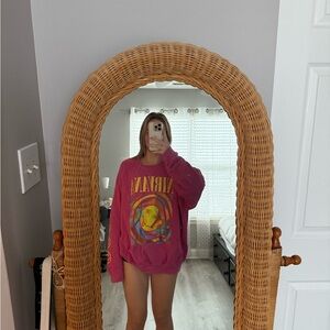 Urban Outfitters Pink Graphic Sweatshirt